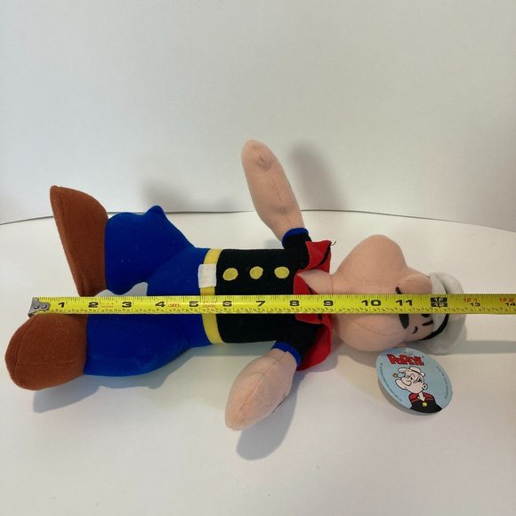 Vintage 1994 Popeye 13” Plush Doll Play by Play Stuffed Toy Sailor Man With Tag - Picture 2 of 13